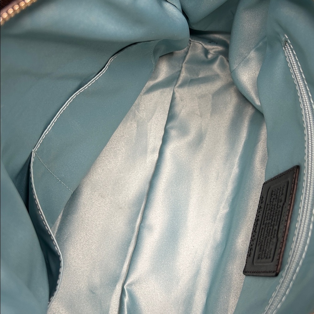 Coach Signature Coated Canvas and Leather Chelsea Satchel - Picture 12 of 16